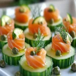 Cucumber Salmon Appetizers First Image First Image