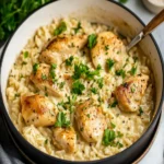 One-Pot Creamy Chicken and Rice First Image First Image