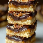 Coconut Caramel Shortbread Bars First Image First Image