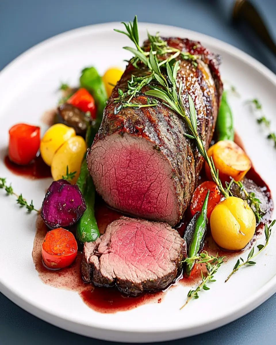 Herb-Crusted Beef Tenderloin First Image First Image