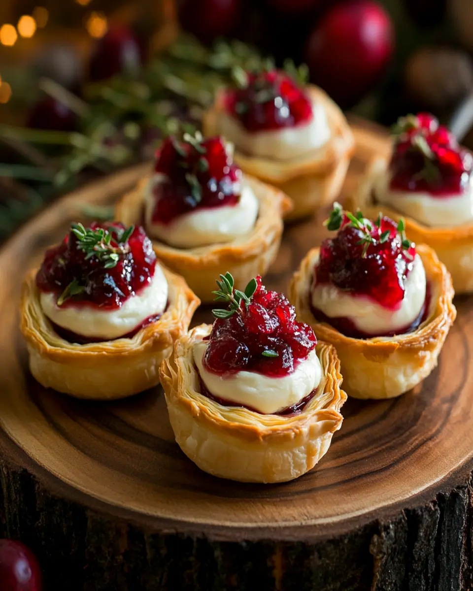 Cranberry Brie Bites First Image First Image