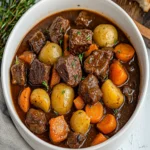Dutch Oven Or Slow Cooker Guinness Beef Stew First Image First Image