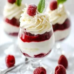 Raspberry White Chocolate Mousse Cups First Image First Image