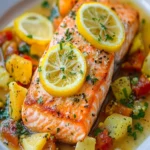 Salmon with Lemon Butter Sauce First Image First Image